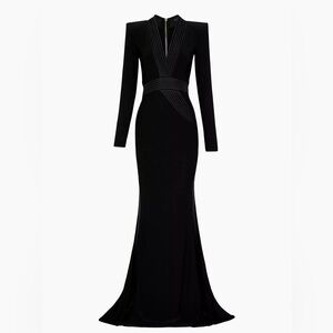 Battle Lines The Heiress V-Neck Gown